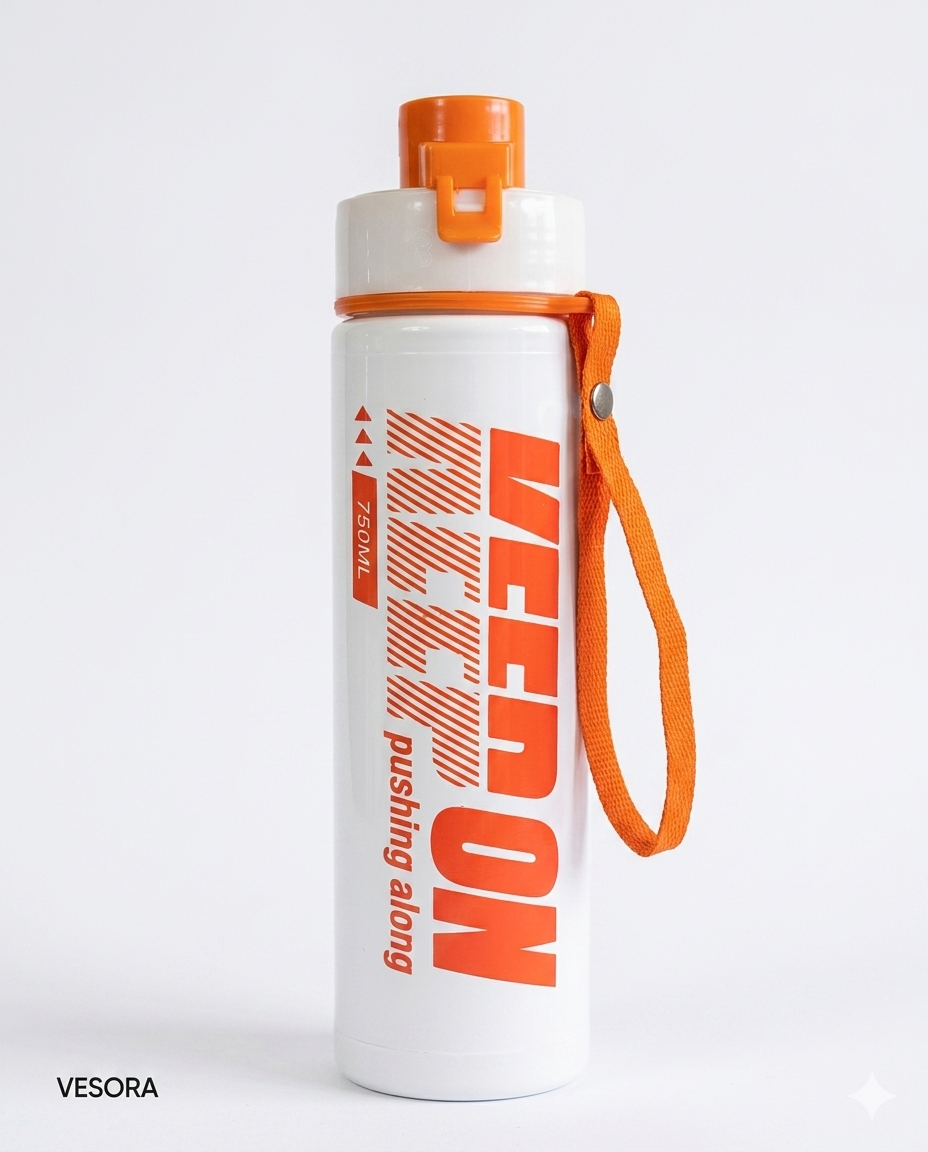Keep On Sports Bottle - White