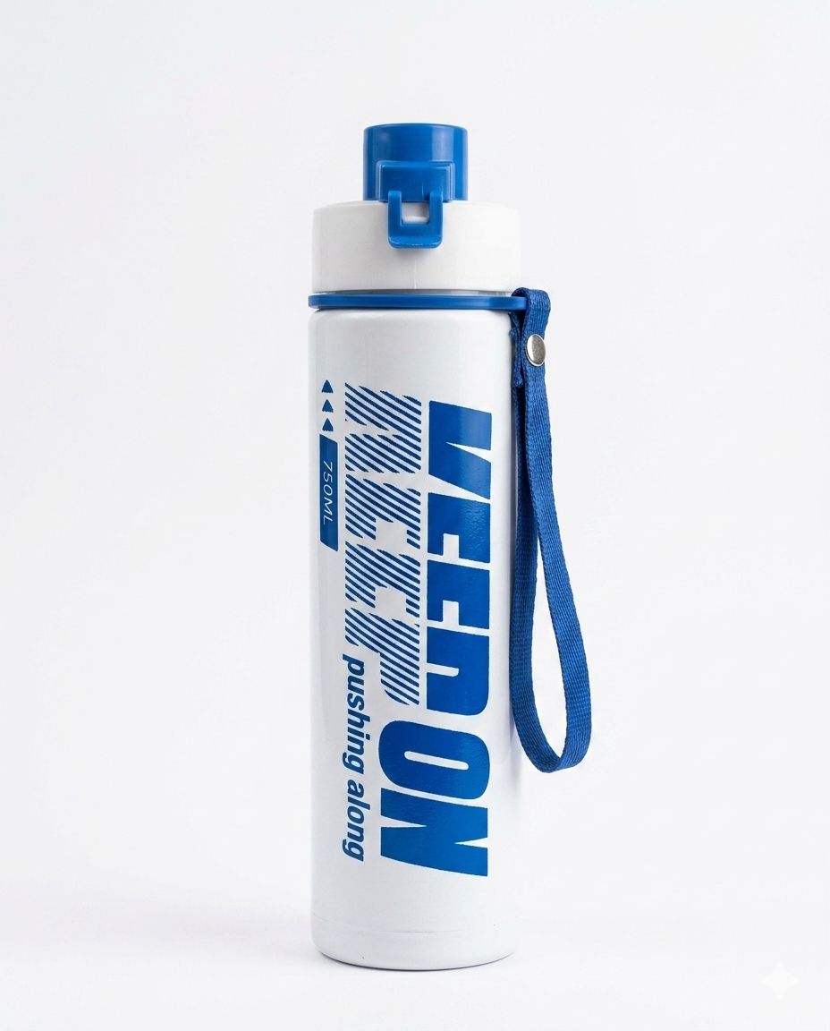 Keep On Sports Bottle - White